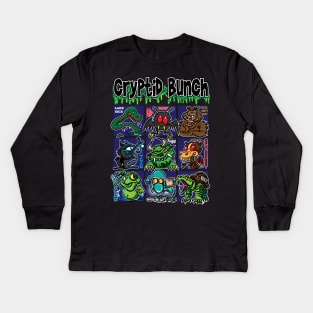 Cryptozoology Cryptid Bunch Kids Long Sleeve T-Shirt